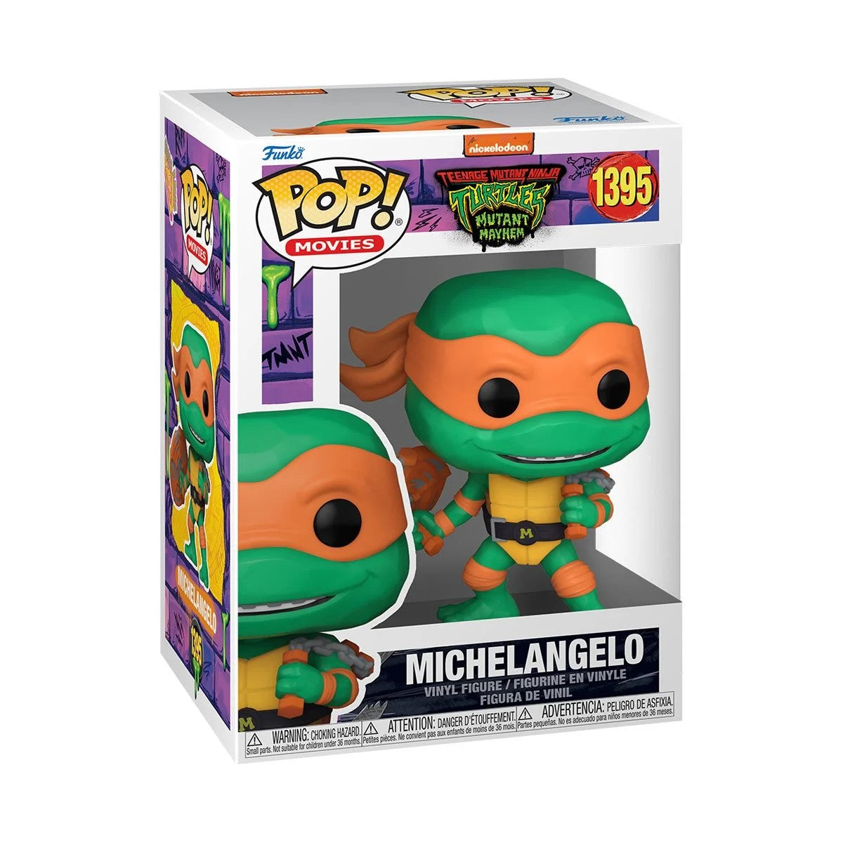 Teenage Mutant Ninja Turtles: Mutant Mayhem Michelangelo Funko Pop! Vinyl Figure #1395