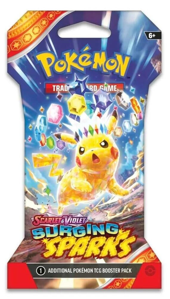 Pokémon TCG Surging Sparks Sleeved Booster Pack - SV08