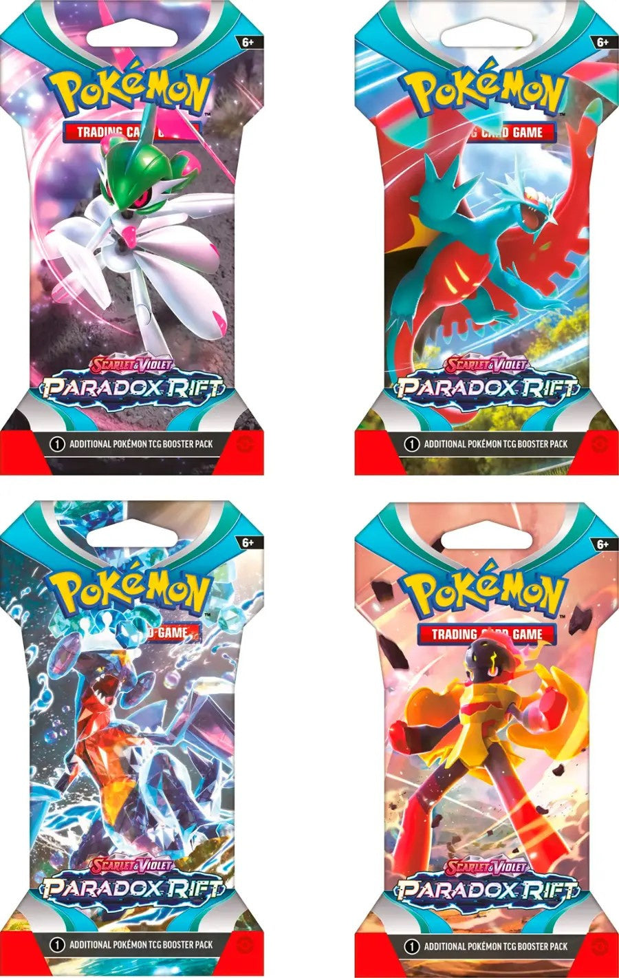 Pokémon - Trading Card Game: Scarlet & Violet - Paradox Rift Sleeved Booster - Styles May Vary