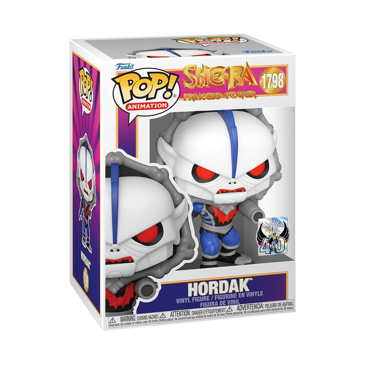 She-Ra: Princess of Power 40th Anniversary Hordak Funko Pop! Vinyl Figure #1798