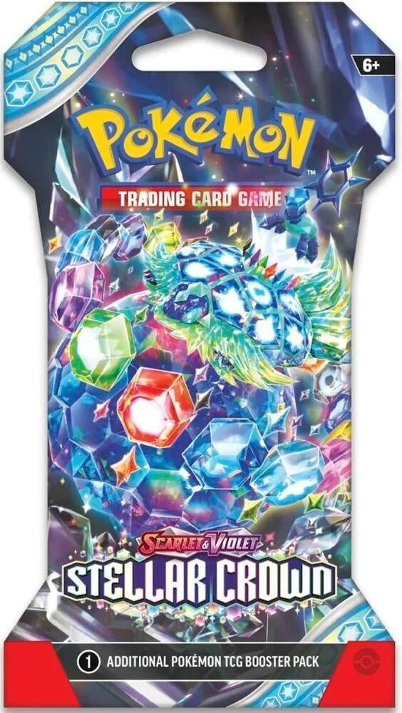 Pokemon TCG Stellar Crown Sleeved Booster Pack - SV07