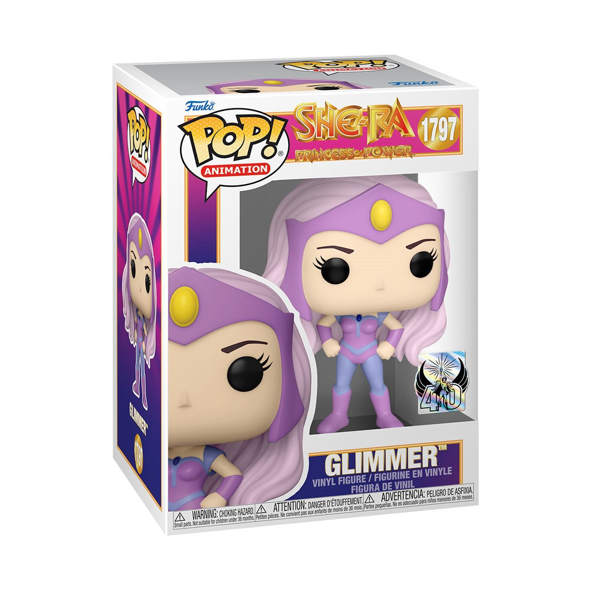 She-Ra: Princess of Power 40th Anniversary Glimmer Funko Pop! Vinyl Figure #1797