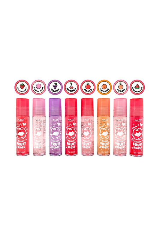 Amuse Kissing Fruit Roll On Lip Gloss - Apple