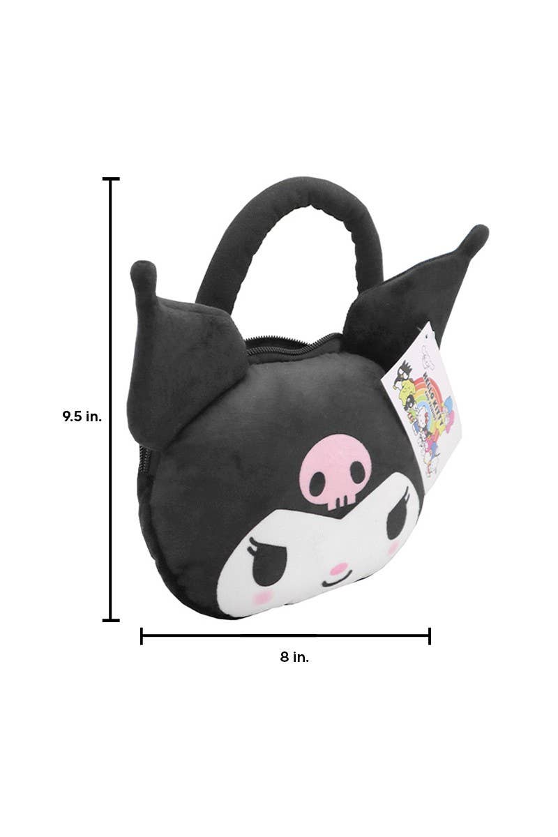 Hello Kitty Kuromi Plush Head Handbag