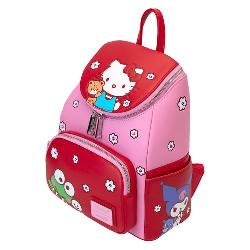 Hello Kitty & Friends Pink and Red Color Block Series Mini-Backpack