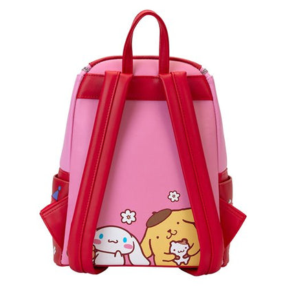 Hello Kitty & Friends Pink and Red Color Block Series Mini-Backpack