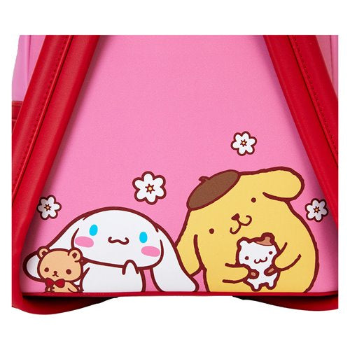 Hello Kitty & Friends Pink and Red Color Block Series Mini-Backpack