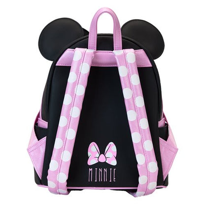 Loungefly Minnie Mouse Floral Rock The Dots Mini-Backpack