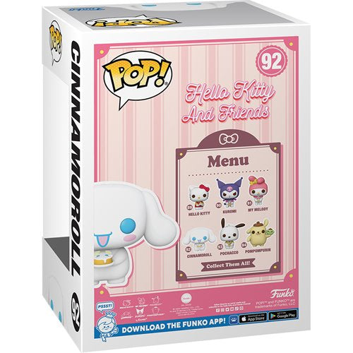 Hello Kitty and Friends Cinnamoroll with Dessert Funko Pop! Vinyl Figure #92