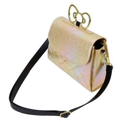 Hello Kitty 50th Anniversary Gold Crossbody Bag